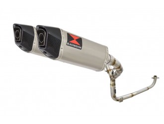 1-2 Twin Exhaust System with 300mm Hexagonal Stainless &...