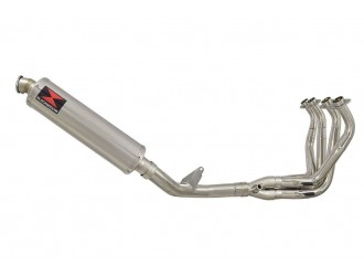 4-1 De Cat Exhaust System 400mm Round Stainless Silencer...
