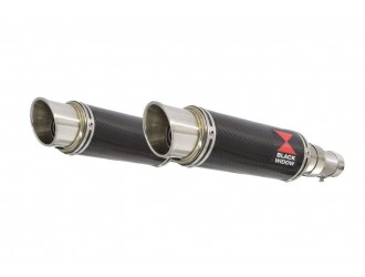 Exhaust Silencers 230mm GP Round Carbon TRIUMPH 900...
