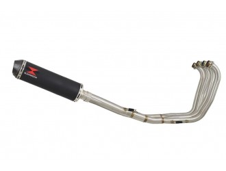 Performance Exhaust System 370mm Round Black Stainless...