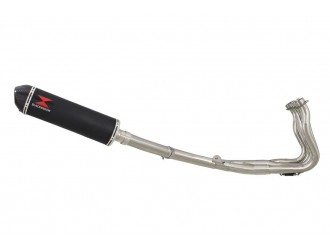 De Cat Race Exhaust System 400mm Oval Black Stainless...