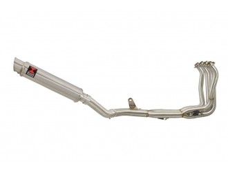 4-1 Race De-cat Exhaust System 350mm GP Round Stainless...