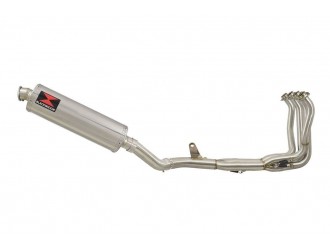 4-1 Race De-cat Exhaust System 400mm Oval Stainless...