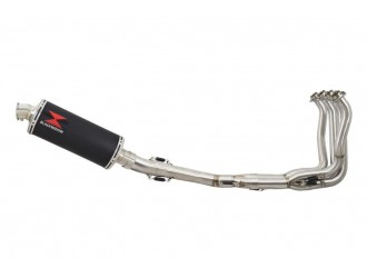 4-1 De-Cat Race Exhaust System 300mm Oval Black Stainless...