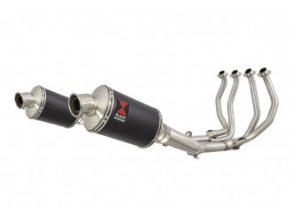 4-2 Performance Exhaust System 230mm Oval Black Stainless...