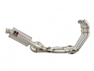Performance Exhaust 230mm Oval Stainless Silencer HONDA...