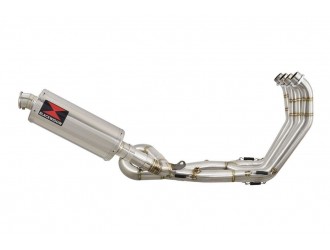 Performance Exhaust 300mm Oval Stainless Silencer HONDA...