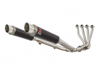 4-2 Exhaust System + 350mm GP Round Carbon Silencers...