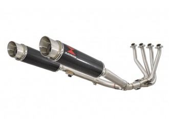 4-2 Exhaust System + 360mm GP Round Carbon Silencers...