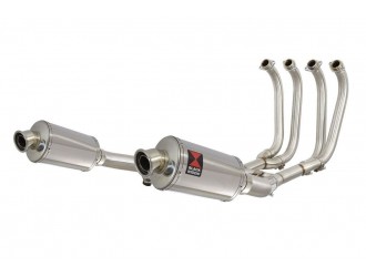 4-2 Exhaust System 230mm Oval Stainless Silencers SUZUKI...