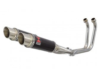2-2 Full Exhaust System with 230mm GP Round Black...