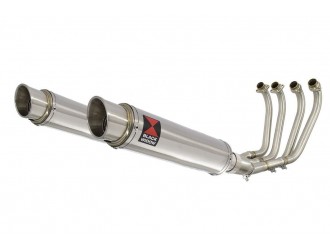 4-2 Exhaust System 350mm GP Round Stainless Silencers...