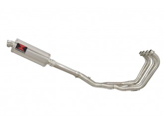 4-1 De-Cat Exhaust System 300mm Oval Stainless Silencer...