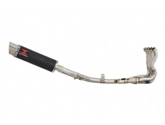 Race De Cat Exhaust System 360mm GP Round Black Stainless...