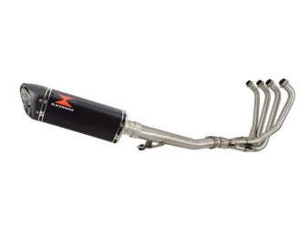 Oil Cooled Exhaust System 300mm Tri Oval Black Stainless...