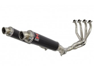 4-2 De Cat Exhaust System 350mm Round Black Stainess...