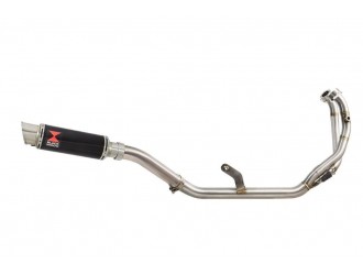 De Cat Exhaust System + 230mm Round Black Stainless...