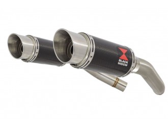 200 mm Runde Carbon-Schalldämpfer HONDA ST1300 Pan...
