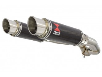 Exhaust Silencer Kit 230mm GP Round Carbon YAMAHA XT660Z...