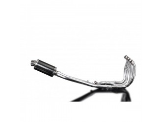 225mm full oval carbon silencer full exhaust system...