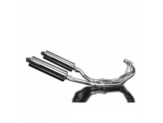 Complete exhaust system 450mm stainless steel silencer...