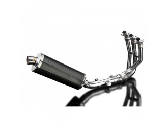 350mm Carbon Fiber Muffler Full Exhaust System BSAU Honda...