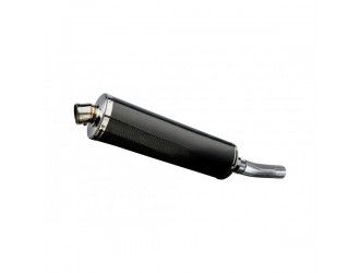 Auspuffendrohr-Schalldämpfer-Set, 450 mm, oval, Carbon,...