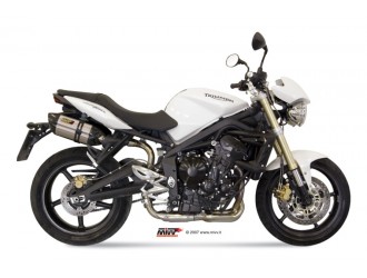 Silencers Exhaust Mivv Suono Stainless Steel Triumph...