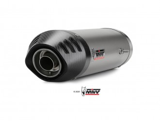 Silencers Exhaust Mivv Oval Titanium With Carbon Cup...