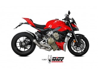 Schalldämpfers Escape Mivv X-M1 Titanium Ducati...
