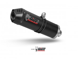Silencer Exhaust Mivv Oval Carbon With Carbon Cup Honda...