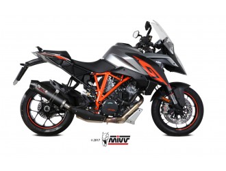 Silencer Exhaust Mivv Oval Carbon With Carbon Cup Ktm...
