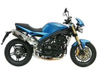 Silencers Exhaust Mivv Oval Carbon Triumph Speed Triple...