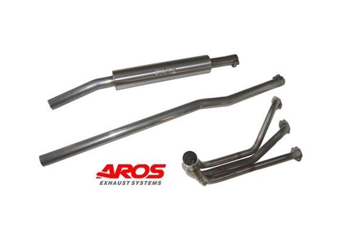 COLLECTEUR D'ECHAPPEMENT COMPLET ET TERMINAL POUR MINI COOPER 1300 12H INOX