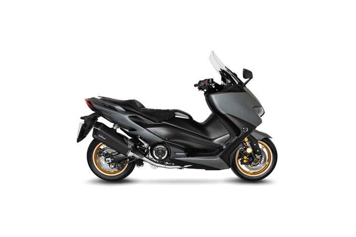 Sistema di Scarico Terminale LeoVince 15305BK LV-12 BLACK EDITION YAMAHA T-MAX 560/TECH MAX 2020-2023
