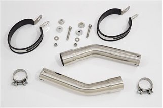 Silenziatori Di Scarico 300mm Ovali Terminali In Carbonio Inossidabile Nero HONDA GL1500 Goldwing Black Widow