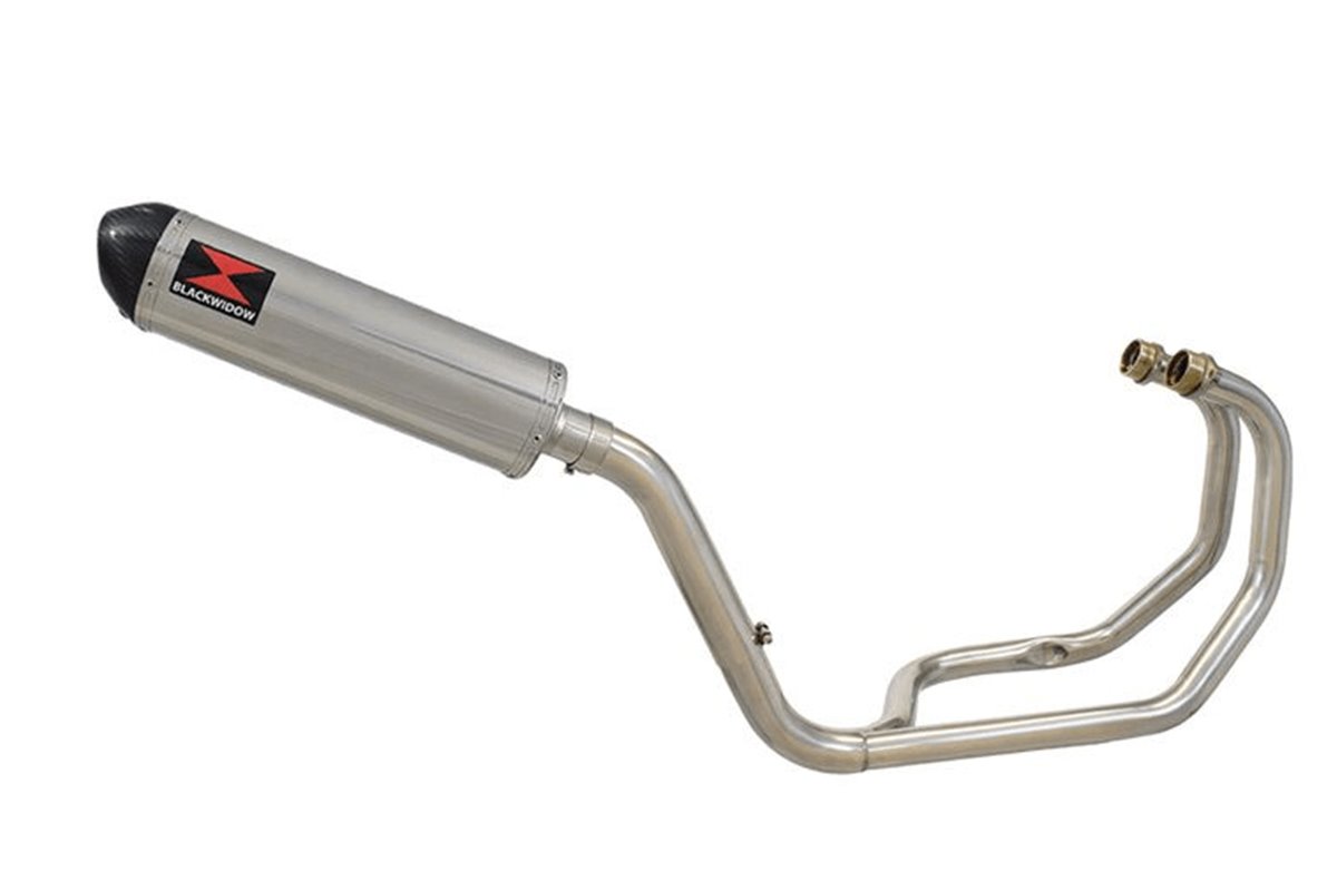 Kompletter Abgas 2 in 1 Kollektor und 400st terminal für Kawasaki Kle 500