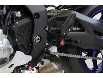 Sistema Di Poggiapiedi Mue2 Nero Gilles Yamaha Yzf-R1 Rn32 2015 - 2016