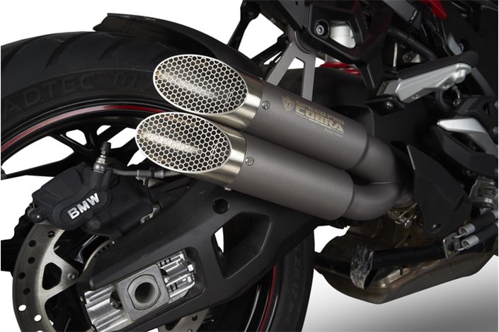 Terminale Scarico Speedpro Cobra Ultraforce Ultrashort Titan Shadow Bmw S 1000 Xr 2019-2015