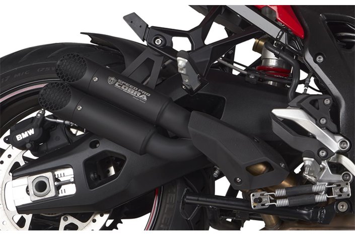 Silencieux Échappement Speedpro Cobra Ultraforce Ultrashort Série Noir Mat Bmw S 1000 Xr 2022-2020