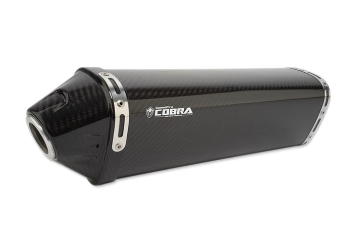 Schalldämpfer Auspuff Speedpro Cobra Street Cone Tri-Oval Vollcarbon Ducati Monster 1200-Monster 821 2016-2014