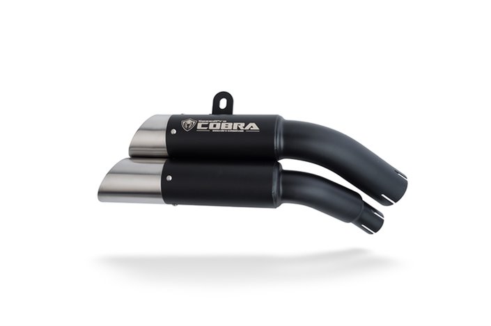 Schalldämpfer Auspuff Speedpro Cobra Hypershots Ultrashort Matt Black Serie Bmw S 1000 Rr 2018-2017