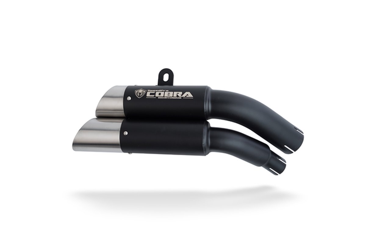 Schalldämpfer Auspuff Speedpro Cobra Hypershots Ultrashort Matt Black Serie Bmw S 1000 Rr 2018-2017