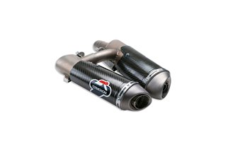 TERMIGNONI 96451208B DUCATI HYPERMOTARD 796-1100 CARBON SILENCERS 2008-2012