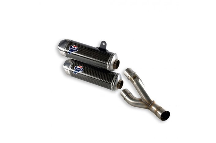 COPPIA TERMINALI TERMIGNONI RACING CARBONIO DUCATI 96458811B MONSTER 1100 EVO 2011-2013