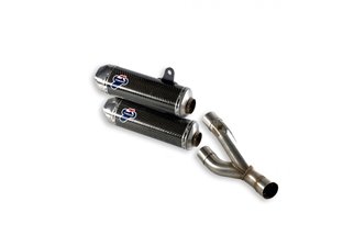 COPPIA TERMINALI TERMIGNONI RACING CARBONIO DUCATI 96458811B MONSTER 1100 EVO 2011-2013
