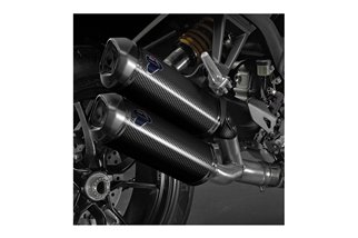 COPPIA TERMINALI TERMIGNONI RACING CARBONIO DUCATI 96458811B MONSTER 1100 EVO 2011-2013