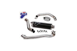 COMPLETE RACING HIGH EXHAUST TERMIGNONI CARBON DUCATI 96459110B HYPERMOTARD 1100 2008-2012