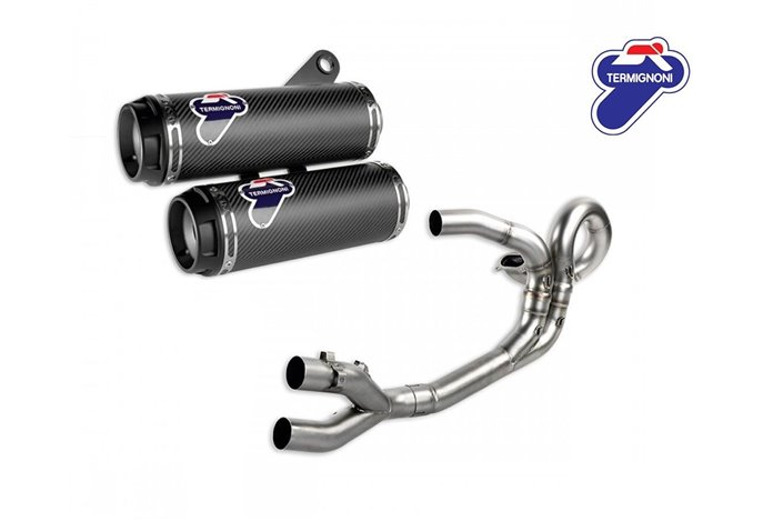 SCARICO COMPLETO TERMIGNONI CARBONIO RACING DUCATI 96481211A MONSTER 1200 2017-2021