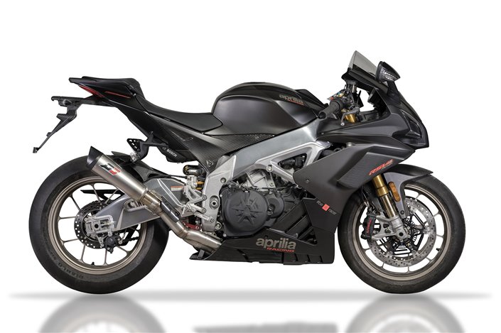 Semi-Full Exhaust Titanium Tri-Cone RACING QD EXHAUST Aprilia RSV4 1000-1100 2018-2020